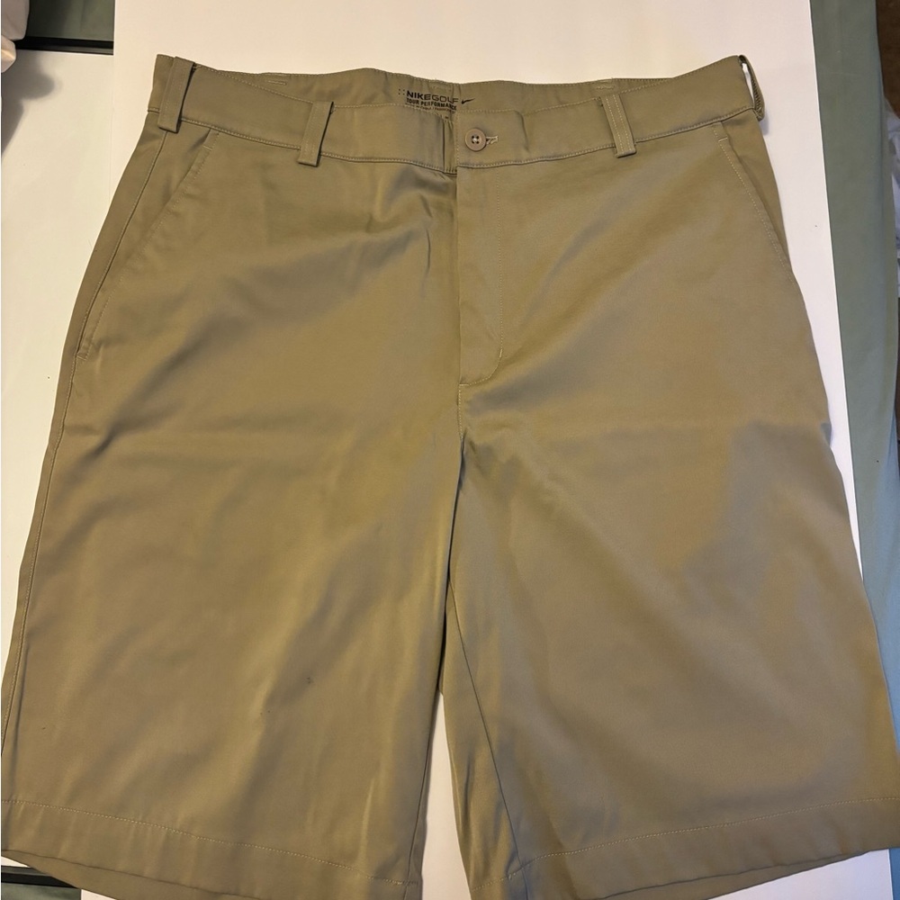 Nike Tan Athletic Shorts Versatile Design
